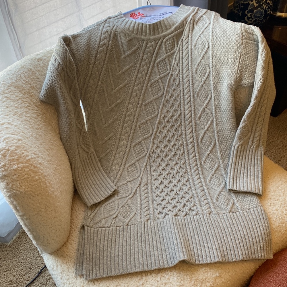 J.Crew Patchwork Oversize Tunic Sweater - image 4